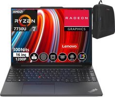 Lenovo Thinkpad E16 Gen 1 TB21JT0017TX20 Harici AMD Radeon Graphics AMD Ryzen 7 7730U 8 GB Ram 2 + 2 TB SSD 16 inç WUXGA Windows 11 Home Laptop + Çanta