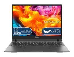 Casper Nirvana Z100.1335-BV00P-S-Q Harici Intel Iris Xe Graphics Eligible Intel Core i5 1335U 16 GB Ram 500 GB SSD 14 inç Full HD Windows 11 Laptop