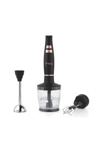 King Holger 800 ml Plastik Hazneli Turbolu Blender Seti Beyaz