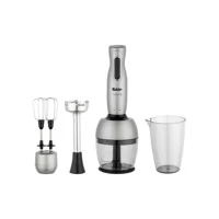 Fakir Lucca Q 500 ml Plastik Hazneli Turbolu Çift Bıçaklı Blender Seti Gri