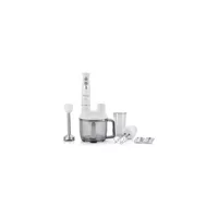 King Marten 1500 ml Plastik Hazneli Turbolu 4 Bıçaklı Blender Seti Beyaz