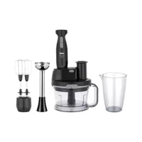 Fakir Mr Chef Trella 1500 ml Buz Kırıcılı Turbolu 4 Bıçaklı 3'lü Blender Seti Siyah