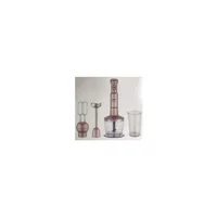 Fakir Sms 500 ml Plastik Hazneli 4 Bıçaklı 4'lü Blender Seti Pembe