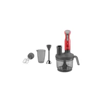 Arzum Mixtech AR1062 1500 ml Plastik Hazneli Çift Bıçaklı 3'lü Blender Seti Kırmızı