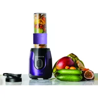 Karaca Blendfit Go 600 ml Plastik Hazneli Buz Kırıcılı 4 Bıçaklı Kişisel Tekli Mini Smoothie Blender Mor