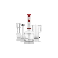 Sinbo 700 ml Turbolu Çift Bıçaklı 4'lü El Blender Seti Beyaz