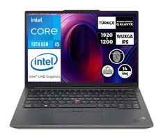 Lenovo Thinkpad E14 G5 21JLS20MTX016 Harici Intel Iris Xe Graphics Eligible Intel Core i5 1335U 24 GB Ram 512 GB SSD 14 inç Full HD Windows 11 Pro Laptop