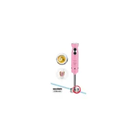 Goldmaster Maximix Turbolu 4 Bıçaklı Tekli El Blender Pembe