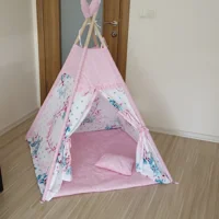 Bicili Baby 234 Üçgen Kızılderili  Oyun Çadırı Pembe