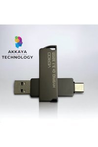 Verico Hybrid C+ USB 3.1 Usb Type-C 32 GB Flash Bellek Siyah