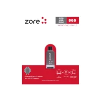 Zore T15139 Mini Çift Taraflı USB 3.0 Usb Type-A 8 GB Flash Bellek Gri