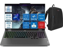 Lenovo LOQ 15IAX9I 883FQ000UTRF05 Harici Intel UHD Graphics Intel Core i5 12450HX 32 GB DDR5 Ram 1 TB SSD 15.6 inç Full HD FreeDos Laptop + Zetta Çanta