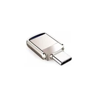 Auris Çift Taraflı USB 3.0 Usb Type-C 16 GB Flash Bellek Gümüş