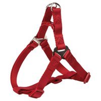 Trixie Premium One Touch 40-50 cm Airtag Göğüs H Tipi Köpek Tasmaları Kırmızı