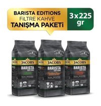 Jacobs Barista Editions Arabica Öğütülmüş Fitre Kahve 3x225 gr