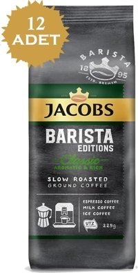 Jacobs Barista Editions Classic Arabica Öğütülmüş Fitre Kahve 12x250 gr