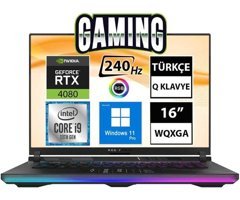 Asus Rog Strix Scar 16 G634JZ-NM043A6 Harici GeForce RTX 4080 Intel Core i9 13980HX 32 GB Ram 1 TB SSD 16 inç QHD+ Windows 11 Pro Oyuncu Laptop