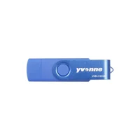 Yvonne Yt602-2 Çift Taraflı USB 2.0 Usb Type-A 64 GB Flash Bellek Mavi