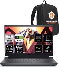 Dell Gaming G15 5530 G55302401005U Harici GeForce RTX 3050 Intel Core i7 13650HX 96 GB Ram 1 TB SSD 15.6 inç Full HD FreeDos Oyuncu Laptop + PER4 Çanta