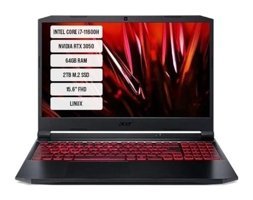 Acer Nitro 5 AN515-57-75XK NH.QELEY.00A-08 Harici GeForce RTX 3050 Intel Core i7 11600H 64 GB Ram 2 TB SSD 15.6 inç Full HD FreeDos Oyuncu Laptop