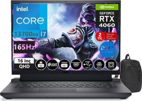 Dell G16 7630 G7630240101013 Harici GeForce RTX 4060 Intel Core i7 13700HX 32 GB Ram 512 GB SSD 16 inç QHD+ Windows 11 Home Oyuncu Laptop + Zetta Çanta