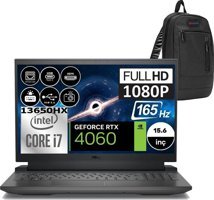Dell Gaming G15 5530 G155530013WH05 Harici GeForce RTX 4060 Intel Core i7 13650HX 32 GB DDR5 Ram 1 TB SSD 15.6 inç Full HD Windows 11 Home Oyuncu Laptop + Zetta Çanta