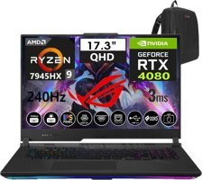 Asus Rog Strix Scar 17 LL06032 Harici GeForce RTX 4080 AMD Ryzen 9 7945HX 96 GB Ram 4 TB SSD 17.3 inç WQHD Windows 11 Home Oyuncu Laptop + Zetta Çanta