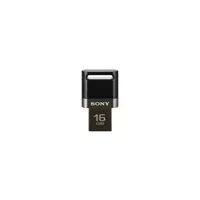 Sony Usm16Sa3 Mini Çift Taraflı USB 2.0 Usb Type-A 16 GB Flash Bellek Siyah