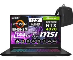 MSI Katana A17 AI B8VG-862XTRW05 Harici GeForce RTX 4070 AMD Ryzen 9 8945HS 32 GB DDR5 Ram 512 GB SSD 17.3 inç Full HD FreeDos Oyuncu Laptop + Weblegelsin Çanta
