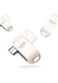 Linktech Lof-O516 Micro Premium Çift Taraflı USB 3.0 Usb Type-A 16 GB Flash Bellek Gümüş