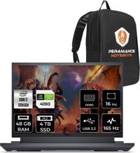 Dell Gaming G16 7630 G167630008U Harici GeForce RTX 4060 Intel Core i7 13650HX 48 GB Ram 4 TB SSD 16 inç QHD+ FreeDos Oyuncu Laptop + PER4 Çanta