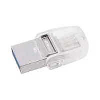 Kingston Data Traveler Microduo 3C USB 3.0 Micro Usb 64 GB Flash Bellek Gri