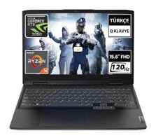 Lenovo Ideapad Gaming 3 15IAH7 82SB00X4TX11 Harici GeForce RTX 3050 AMD Ryzen 5 6600H 64 GB Ram 1 TB SSD 15.6 inç Full HD FreeDos Oyuncu Laptop