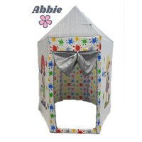 Abbie Çalışkan Kızlar Şato Füze Kız Şato Oyun Çadırı Gri