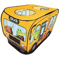 Exorbaby 322 Oval Kızılderili Unisex Okul Otobusu Oyun Çadırı Sarı