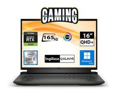 Dell Gaming G16 7620 G71676206204F02 Harici GeForce RTX 3060 Intel Core i7 12700H 16 GB Ram 2 + 2 TB SSD 16 inç QHD+ Windows 11 Home Oyuncu Laptop