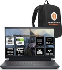Dell Gaming G15 5530 G155530007U Harici GeForce RTX 4050 Intel Core i5 13450HX 48 GB Ram 2 + 2 TB SSD 15.6 inç Full HD FreeDos Oyuncu Laptop + PER4 Çanta