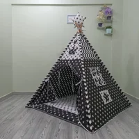 Henna Prime 458 Üçgen Kızılderili  Oyun Çadırı Gri