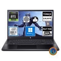Acer Nitro V 15 ANV15-51-54UY NH.QEY.001A21 CNT022 Harici GeForce RTX 4050 Intel Core i5 13420H 16 GB Ram 512 GB SSD 15.6 inç Full HD Windows 11 Pro Oyuncu Laptop