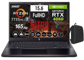 Acer Nitro V15 ANV15-41 NHQSFEY00325 Harici GeForce RTX 4060 AMD Ryzen 7 7735HS 64 GB DDR5 Ram 512 GB SSD 15.6 inç Full HD Windows 11 Home Oyuncu Laptop + Weblegelsin Çanta