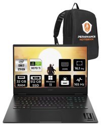 HP Omen 16 7H8Z5EA Harici GeForce RTX 3070 Tİ Intel Core i7 12700H 32 GB Ram 512 GB SSD 16.1 inç QHD Windows 11 Pro Oyuncu Laptop + PER4 ÇANTA