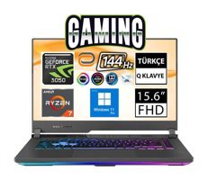 Asus Rog Strix G15 G513RC-HN194 Harici GeForce RTX 3050 AMD Ryzen 7 6800H 64 GB Ram 512 GB SSD 15.6 inç Full HD Windows 11 Oyuncu Laptop