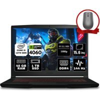 MSI Thin GF63 12VF-1201XTR-A13 Dahili GeForce RTX 4060 Intel Core i5 12450H 48 GB Ram 1 TB SSD 15.6 inç Full HD FreeDos Oyuncu Laptop + Anzar Mouse