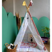 Childlair 250 Üçgen Kızılderili Unisex Oyun Çadırı Beyaz