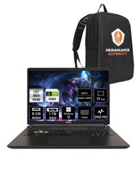 MSI Vector 17 HX A14VFG-228TR Harici GeForce RTX 4060 Intel Core i9 14900HX 8 GB Ram 1 TB SSD 17 inç QHD+ Windows 11 Home Oyuncu Laptop + PER4 Çanta