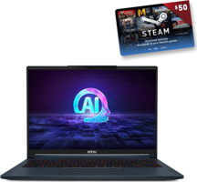 MSI Stealth 16 AI STUDİO A1VFG-037TR Harici GeForce RTX 4060 Intel Core Ultra 7 155H 32 GB Ram 1 TB SSD 16 inç QHD+ FreeDos Oyuncu Laptop
