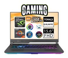 Asus Rog Strix G15 G513RC-HN194A8 Harici GeForce RTX 3050 AMD Ryzen 7 6800HS 64 GB Ram 512 GB + 1 TB SSD 15.6 inç Full HD FreeDos Oyuncu Laptop