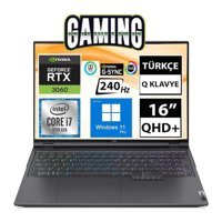 Lenovo L5P 16IAH7H 82RF00J3TX14 Harici GeForce RTX 3060 Intel Core i7 12700H 32 GB Ram 1 TB SSD 16 inç QHD Windows 11 Pro Oyuncu Laptop