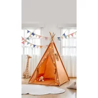 Aybi Baby Üçgen Kızılderili Unisex Oyun Çadırı Turuncu