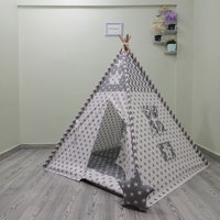 Henna Prime 460 Üçgen Kızılderili  Oyun Çadırı Gri